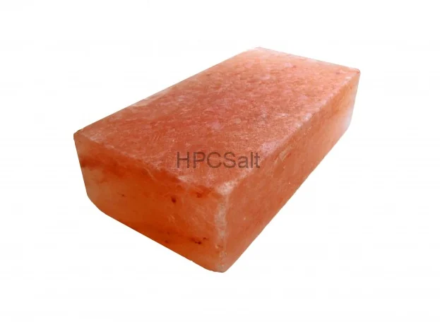 Соляной кирпич 20*10*5см шлифованный из Гималайской соли не торцованный