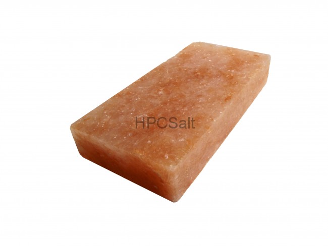 Соляной кирпич 20x10x3,5см шлифованный из Гималайской соли не торцованный