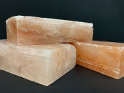 Соляной кирпич шлифованный с пропилом (пазом) ( Гималайская соль ) 20*10*5см