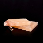 Соляная плитка 20*20*2,5см с пазом для монтажа из Гималайской соли торцованная по высоте